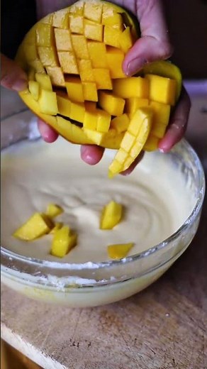 Mango Quark Pastries #veganbaking #baking #quarkpastries