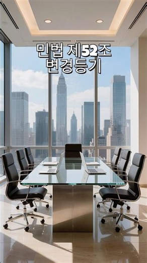 민법 제52조 | 바뀌면 무조건 신고해야 한다 #민법한눈에