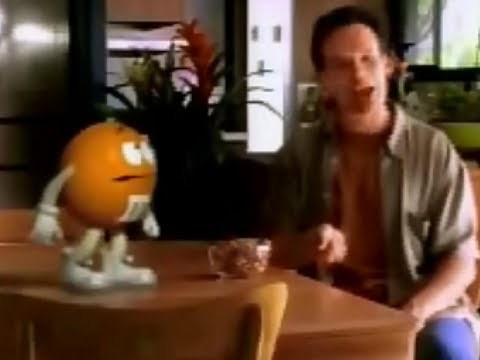 Mars M&M's Orange Meets Diedrich Bader 1999 TV Commercial HD