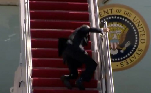 What are the Joe Biden falling memes?