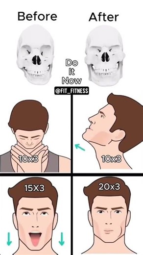 How to get perfect face shape 🧐‼️🔥#fitness #motivation#gym#homeworkout #bodybuilding#jawlinegoals#yt