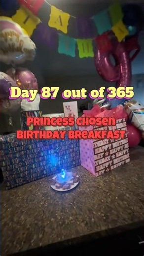 Day 87 out of 365. This birthday breakfast hit different #shorts #familyfirst