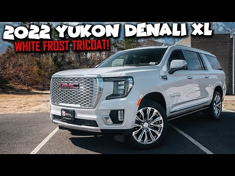 New 2022 Yukon Denali XL White Frost - This is it!