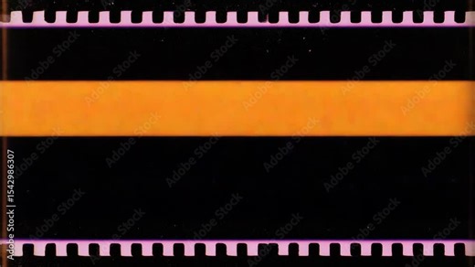 No signal VHS horizontal film strip border along the top and bottom edges, faded frame scratches. dense VHS static grain strong flickering scanlines and jitter, evoking a distressed analog tape look