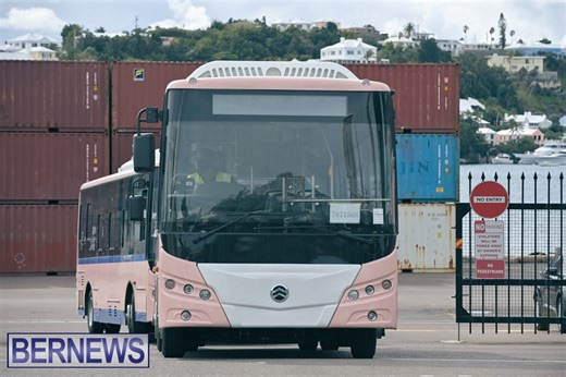 Photos: New Electric Buses Arrive In Bermuda - Bernews