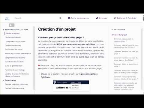 Presentation of Pathfinder's new Resource Center