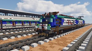 【Minecraft】HXD2(和谐2型) 电力机车 建造教程 (1.5:1)