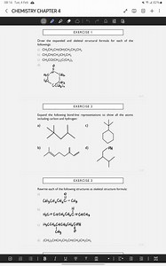 08:16 Tue, 4 Feb §. .ll 82 \% CHEMISTRY CHAPTER 4 EXERCISE I ... | Filo