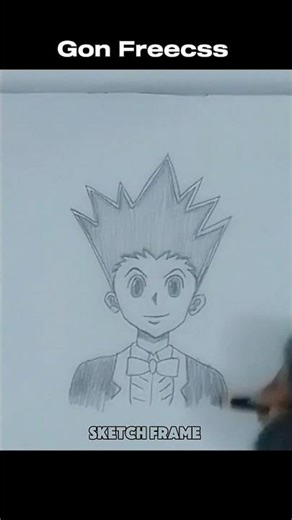 Drawing Gon Freecss #gon#hxh #viral #fyp #anime