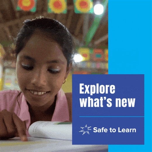 Every child deserves to learn in a safe environment 🛡️ Explore the new Safe to Learn website to learn more about how to make this a reality for children in all their diversity. Check it out today 🙌 safetolearncoalition.org #SafeToLearn | UN Girls' Education Initiative
