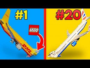 Can I Crash EVERY Airline Built From Lego?