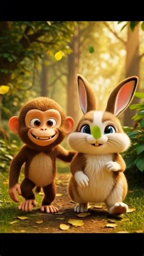 Khargosh aur Monkey #MoralStory #animation #cartoon