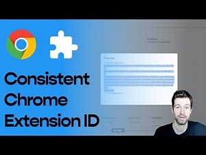 How to set your Chrome Extension Key - Consistent ID - Chrome Web Store