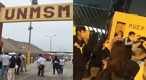 Protestas en Perú: estudiantes intentar tomar la Universidad San Marcos como parte de las manifestaciones [VIDEO]