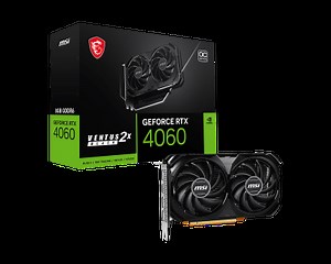 MSI GeForce RTX™ 4060 VENTUS 2X BLACK 8G OC
