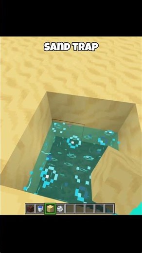 Minecraft Badrock Sand Trap Moment