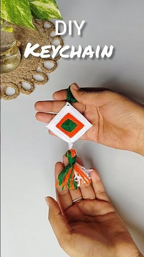 DIY Easy Keychain at Home 💗 | Cute Keychain Craft