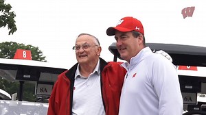 14K views · 125 reactions | "It's special to come back and see coaches, teammates, donors and the people that make Wisconsin what it is" Plenty of familiar Badgers were back in town to spend time with donors at the always memorable Legends Golf Classic | Wisconsin Badgers | Facebook