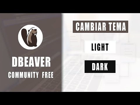 🔴 DBeaver tema OSCURO - DARK theme