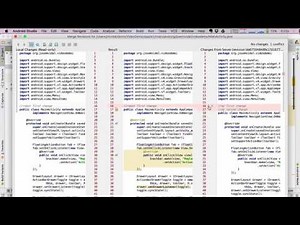 Android Studio Merge Rebase and Github Push Pull example