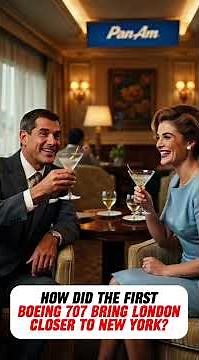 How Did the Boeing 707 Cut Atlantic Flights in Half and Launch the Jet Age? #americanhistory