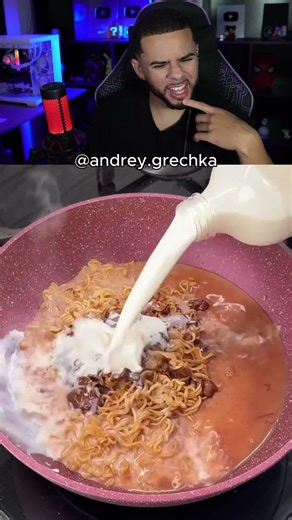 Ramen noodles with Nutella