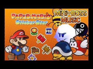Paper Mario Sticker Star: Mini-Boss Music Extended (with intro)