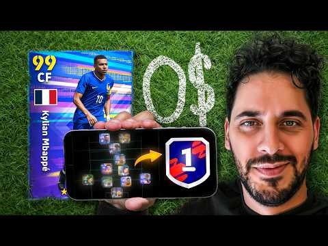 I REACHED DIVISION 1 in eFootball MOBILE with ONLY FREE PLAYERS 🔥💀 (IN 3 DAYS)