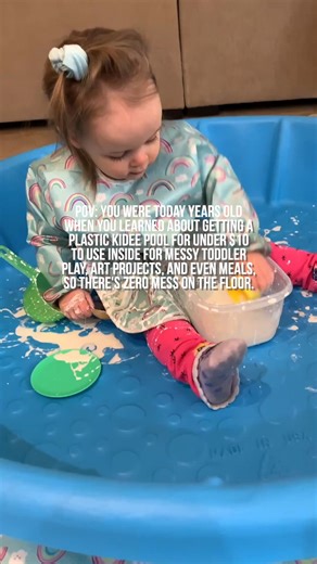 1.1K views | THE $10 MOM HACK YOU NEED   Kiddie pool + indoor...