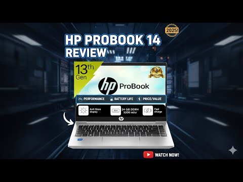HP ProBook 14 Laptop Review | Budget Business & Study Laptop 2025