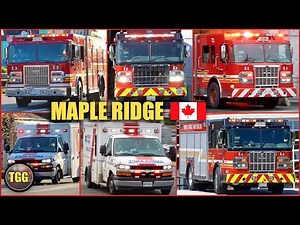 [Maple Ridge] Fire Trucks & Ambulances With Lights & Siren! (Collection)