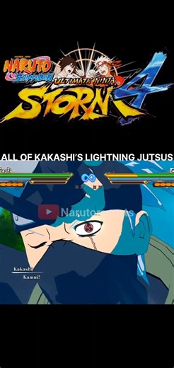 ALL OF KAKASHI'S LIGHTNING JUTSUS | NARUTO