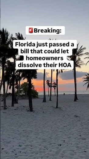 The proposed law would create a legal path to eliminate an HOA if enough residents vote for it