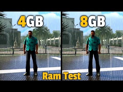 4GB vs 8GB Ram | GTA Trilogy Remastered - Vice City Definitive Edition