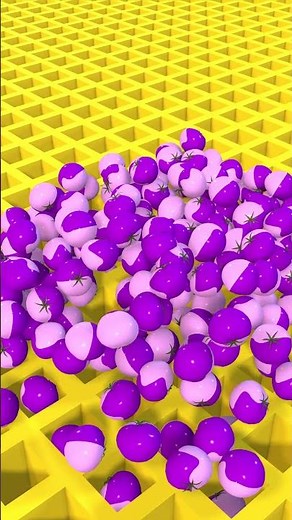 Watch Hundreds of Spheres Organize Themselves Perfectly #satisfying #physics #simulation