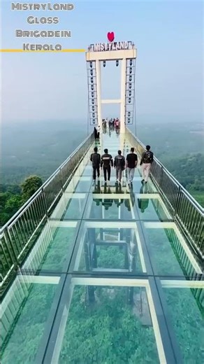 Mistry Land Glass Bridge in Kerala 🌿