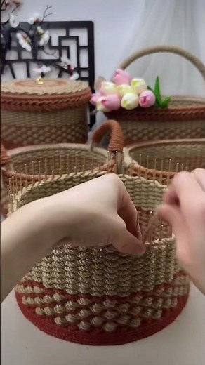 DIY Basket with PVC Board, How to Make a Beautiful Basket at Home 8 #diy #handmade #craft