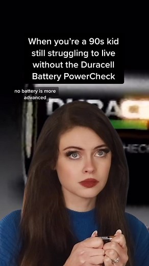 So we're just supposed to go on about our lives like the Duracell PowerCheck indicator never existed? 😭 So I'm just supposed to GUESS the status of my batteries? 😂 The Duracell giveth, and the Duracell taketh away. 🤷🏻‍♀️ Btw, when did these go extinct? I can't find a date. (This commercial is from 1997.) #nostalgia #90skids #90snostalgia #battery #fyp