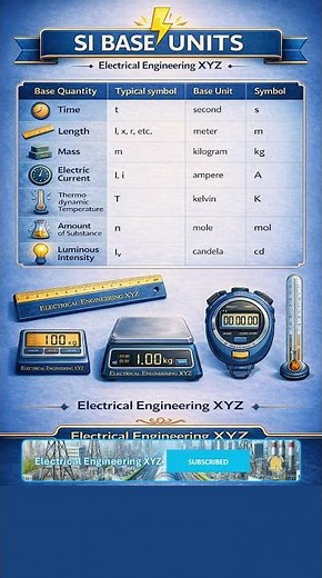 SI Base Units Explained #Shorts #Engineering #Physics #SIUnits
