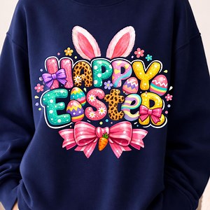 Happy Easter PNG Bright Bunny Ears Glitter Leopard Pastel Eggs Clipart for Sublimation Shirts Mugs Digital Download - Etsy Canada