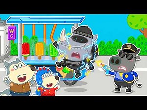 Oh No ! Stranger Danger ⚠️ Important Safety Tips for Kids & Good Habits | Wolfoo Playtime Series