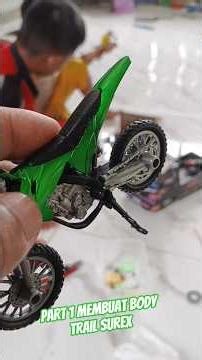 Part 1 Modifying a Plastic Trail Bike into a Drag Bike