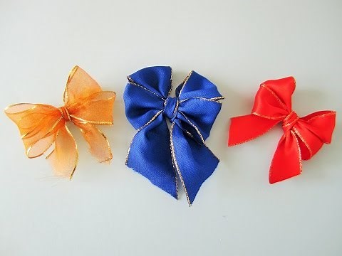 Schleife binden ( schnell und einfach ).