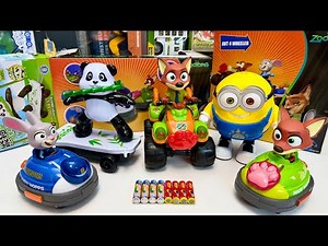 Unboxing Electric Panda, Minions, Zootopia Remote Control Car, Nick’s Remote-controlled Beach Buggy