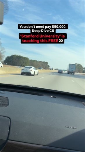 Code Era on Instagram: "🎓 You don’t need $50,000. Stanford University is teaching this FREE 👀 Anyone can become a developer. But if you want to become a legend developer… a system architect… someone the industry can’t ignore, you need deep Computer Science foundations. This covers: • Data Structures • Recursion & Backtracking • Algorithms & Big-O • Trees & Graphs (DFS, BFS) • Hash Tables & Advanced Structures • Problem Solving Patterns • Software Engineering And this is not just videos — ✔ 27