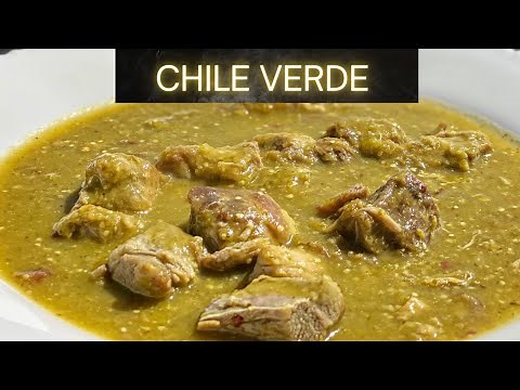 How to make green chile (pork in sauce)