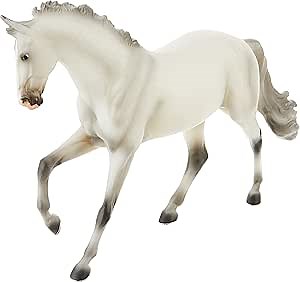 Breyer Traditional Series Catch Me Model Horse | 13" x 11.25" | Horse Toy | 1:9 Scale | Model #1806,White, Grey