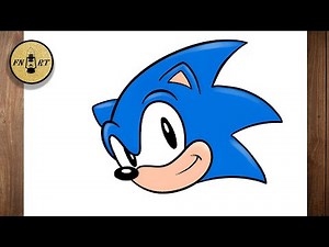 Tutorial how to draw sonic the hedgehog easy step by step for beginners