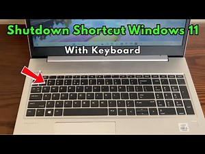 HOW TO SHUT DOWN LAPTOP/PC WITH KEYBOARD | WINDOWS 11