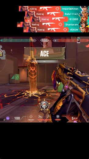 1v5 ACE with Reyna’s Ult 😈💥 | Valorant God Mode Activated 🔮🔥 #valorant #hetrajplays